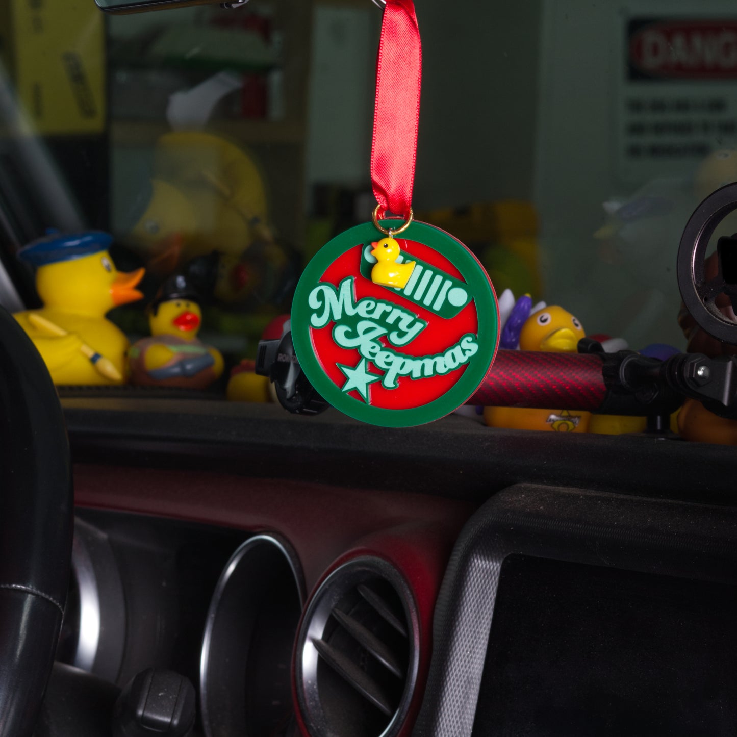 Merry Jeepmas Acrylic Ornament