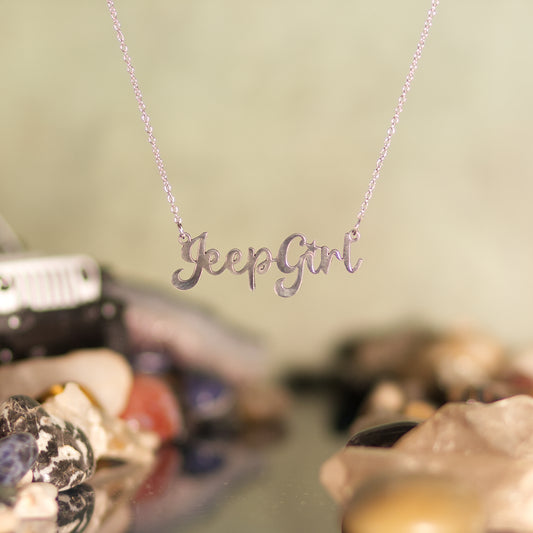 Jeep Girl Stainless Steel Necklace