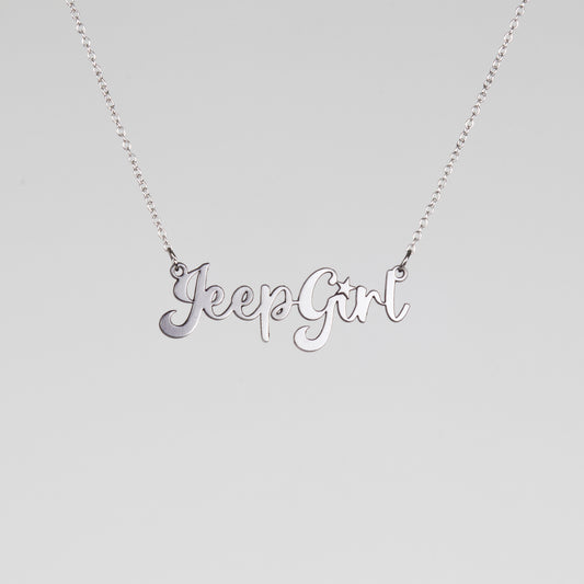 Jeep Girl Stainless Steel Necklace