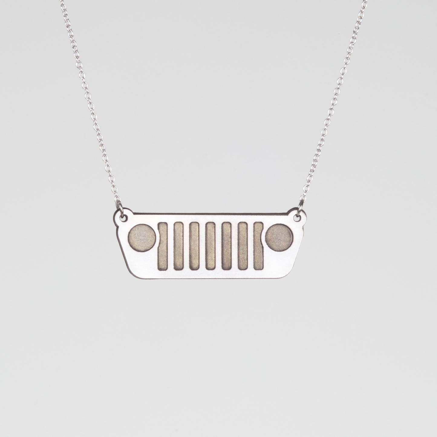 Jeep JL Grill Stainless Steel Necklace