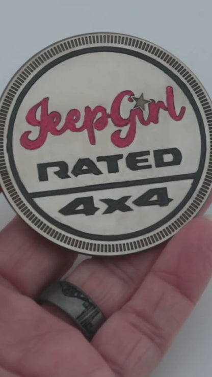 Jeep Girl Trail Rated Badge